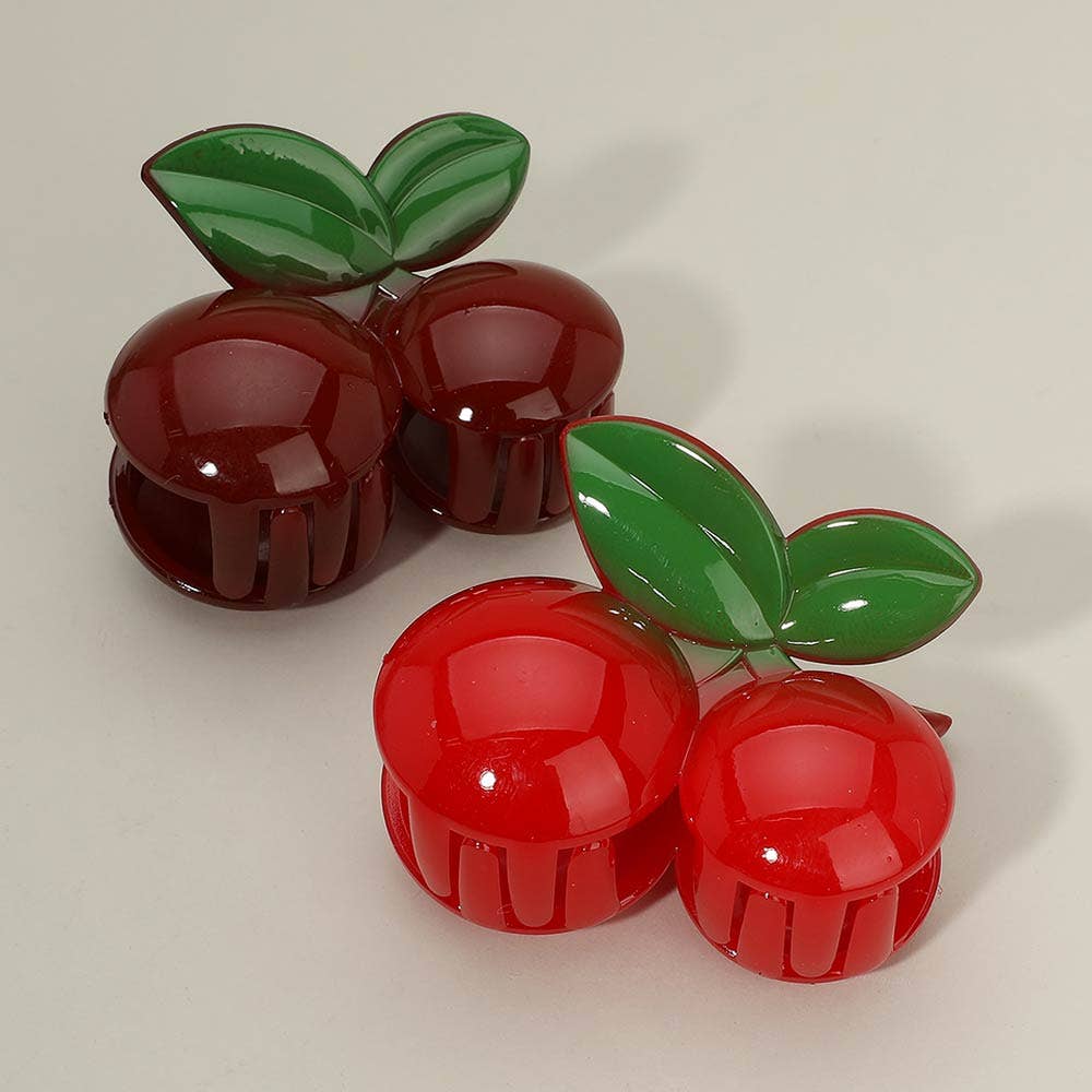 12PCS - Cherry Fruit Hair Claw Clips