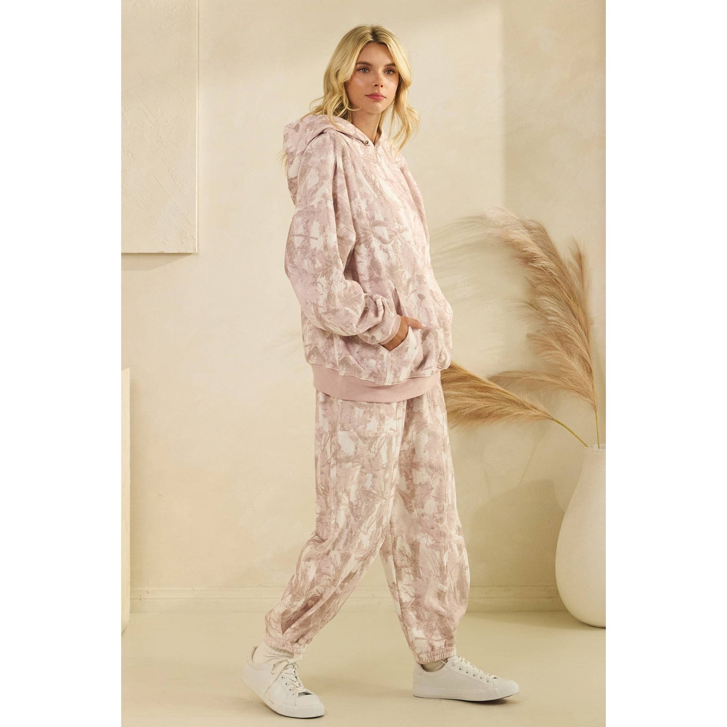 Printed Fleece Hoodie