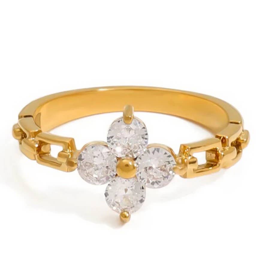 18K STAINLESS STEEL TARNISH FREE  RINGS | 40R119