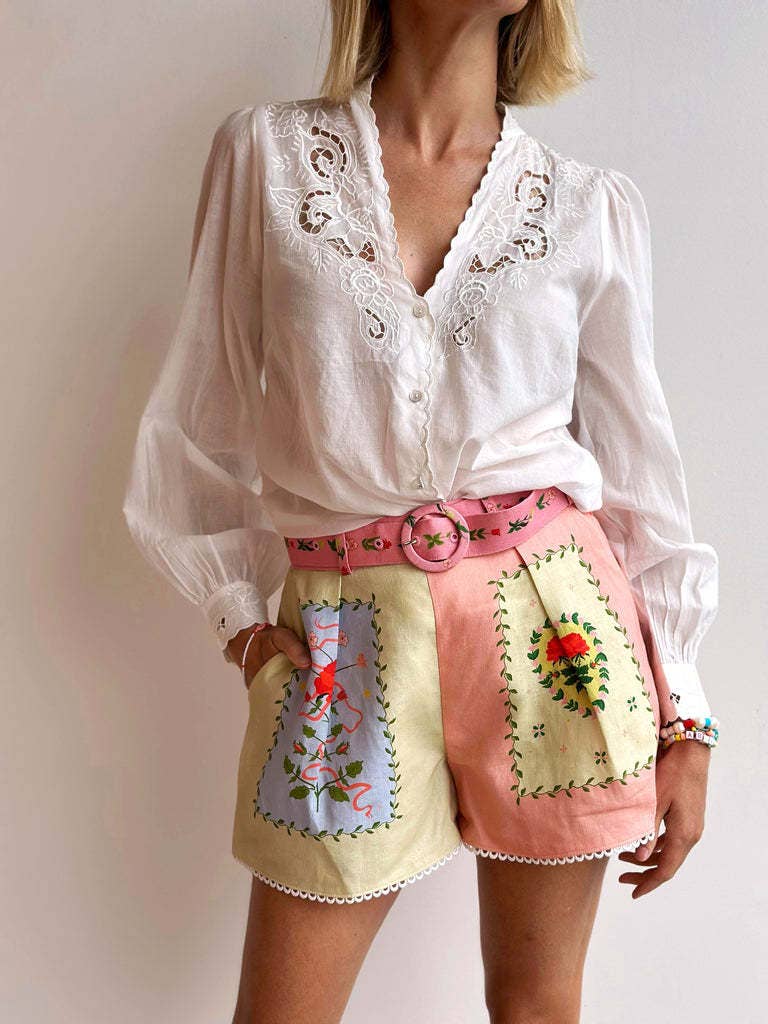 Casual Coral Cutie Shirt and Shorts Set