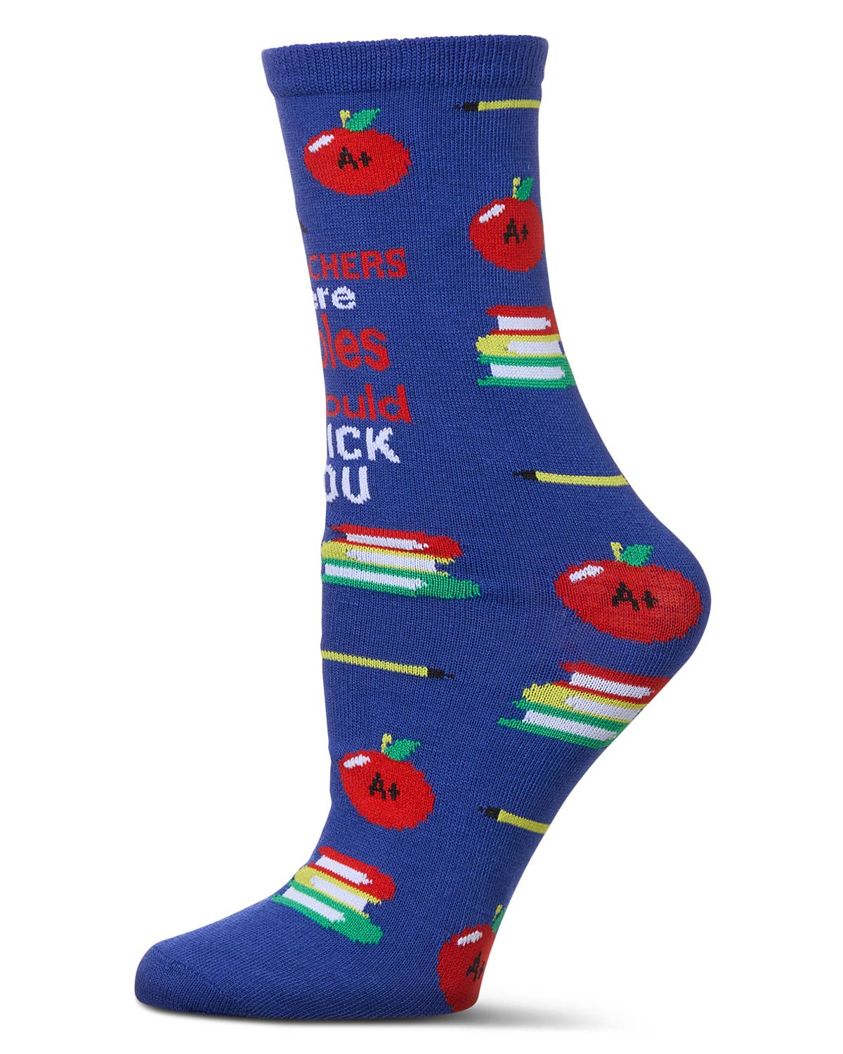 Women's If Teachers Were Apples Greeting Card Socks