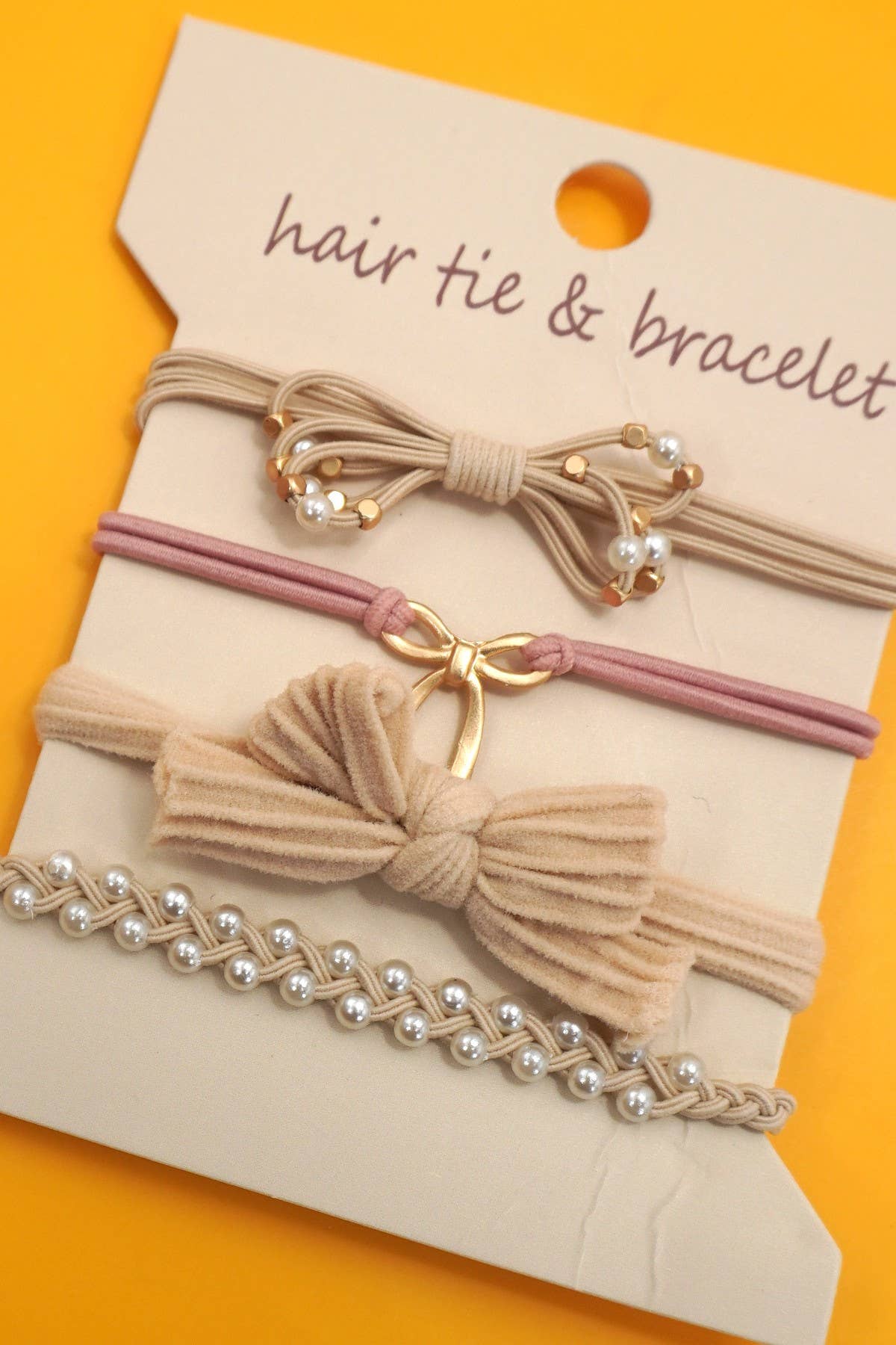 BOHO DUAL FUNCTION KNOT BRACELET HAIR TIES | 40BH105