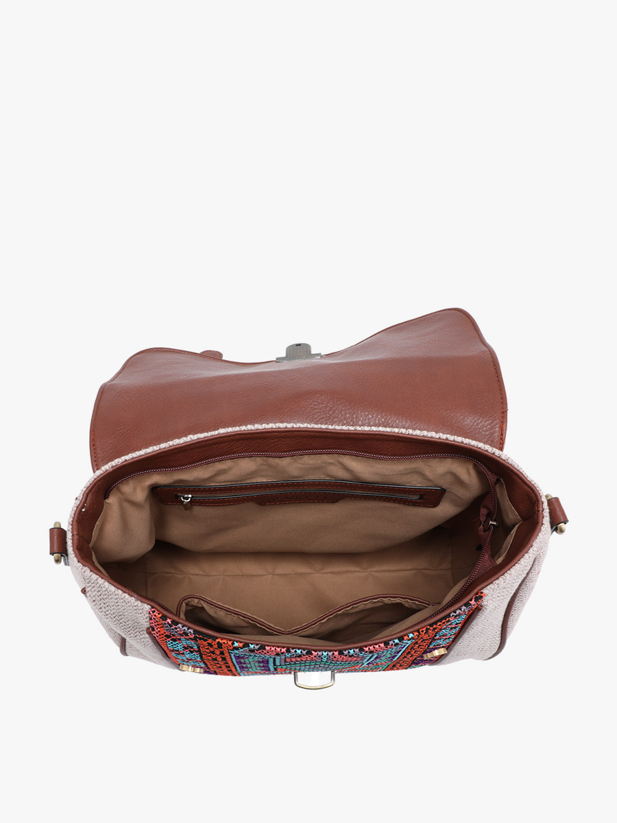 M1944 Harlow Aztec Embroidered Satchel