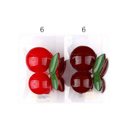 12PCS - Cherry Fruit Hair Claw Clips