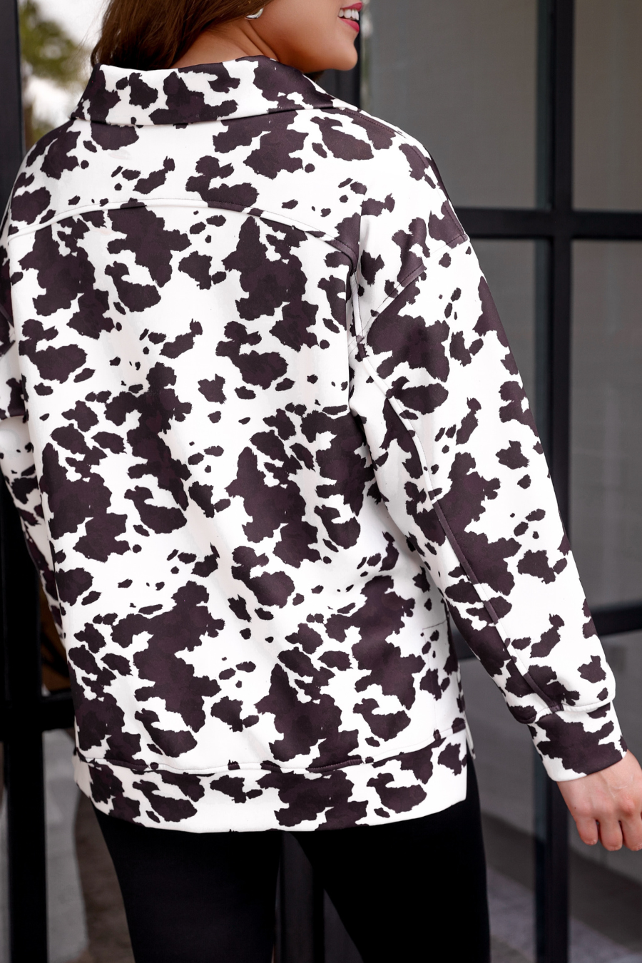 Everyday Pullover- Chocolate Cowhide Couture