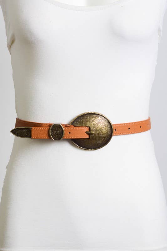 Bestseller! - Oval Embossed Vintage Buckle Belt 🤠